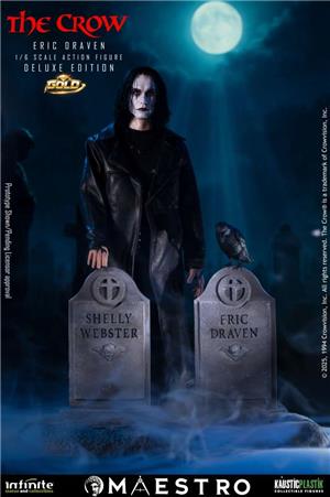 infinite the crow eric draven luxury action figure deluxe gold edition