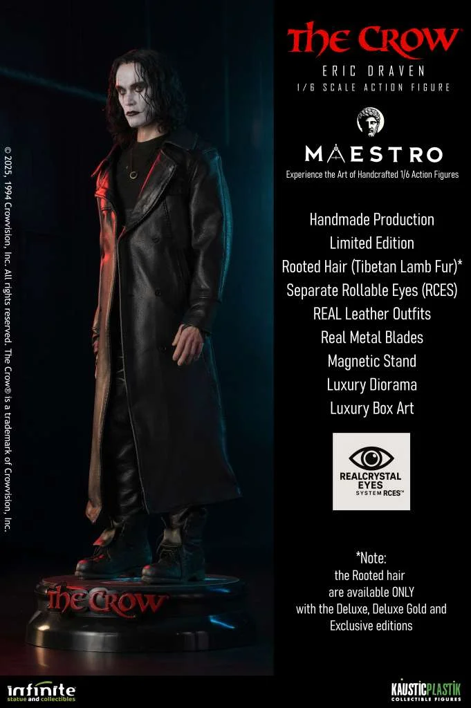 THE CROW ERIC DRAVEN 1/6 LUXURY ACTION FIGURE STANDARD EDITION