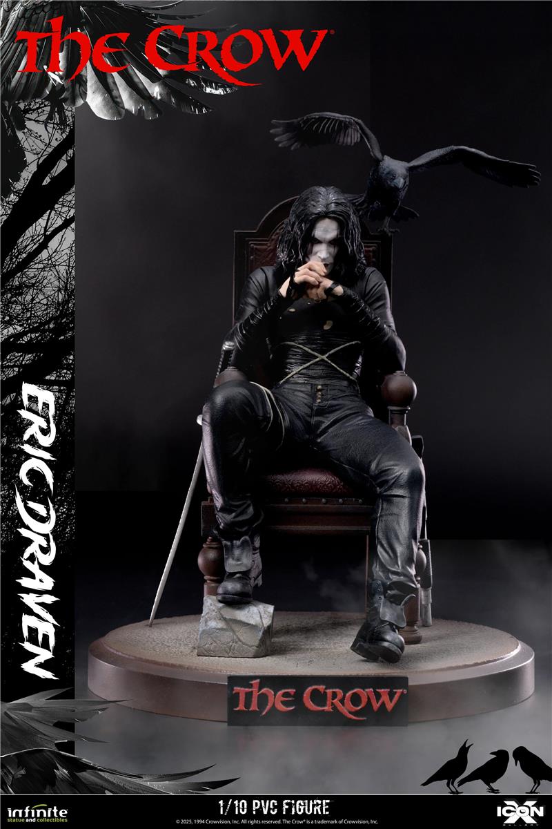 THE CROW ERIC DRAVEN ICON X 1/10 PVC FIGURE