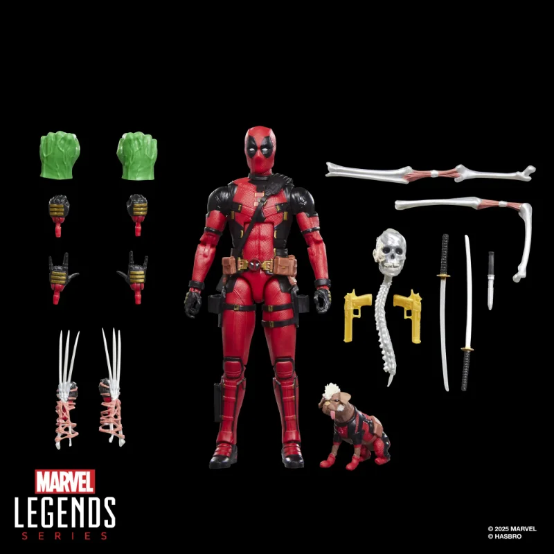 MARVEL LEGENDS DEADPOOL AND WOLVERINE DOGPOOL AND DEADPOOL ACTION FIGURE