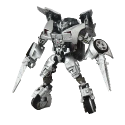 hasbro transformers takara tomy sideswipe silver action figuire
