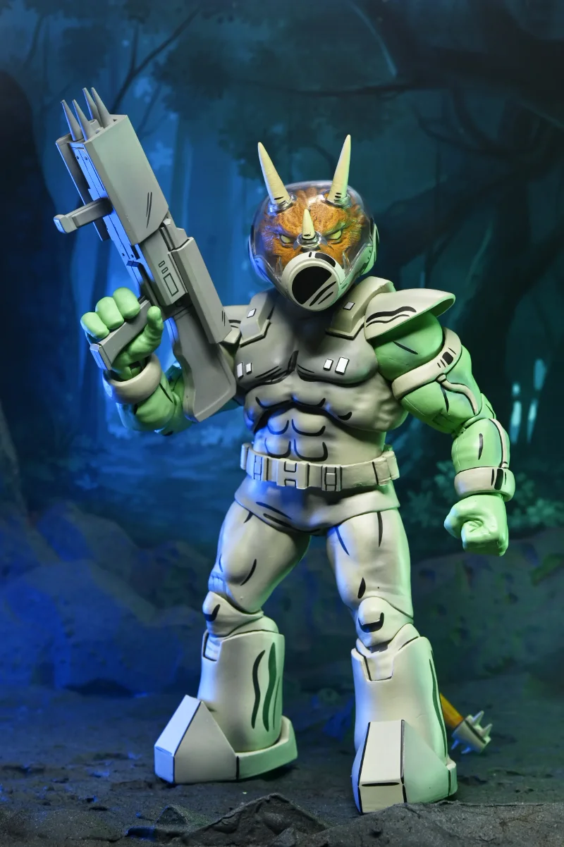 TMNT MIRAGE COMICS SHOCK COMMANDO TRICERATON