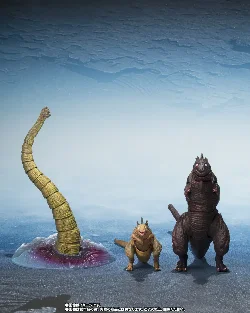 bandai sh monsterarts shmonsterarts godzilla 2016 2ndform 3rdform giant unidentified creature set