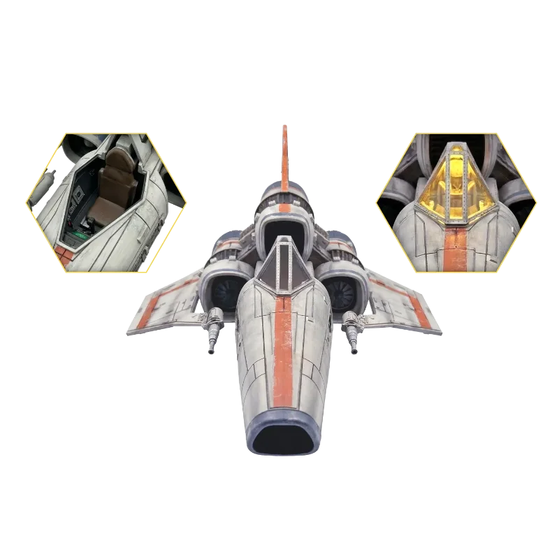 BATTLESTAR GALACTICA COLONIAL VIPER MKI ELECTRONIC VEHICLE + LIEUTENANT BOOMER FIGURE