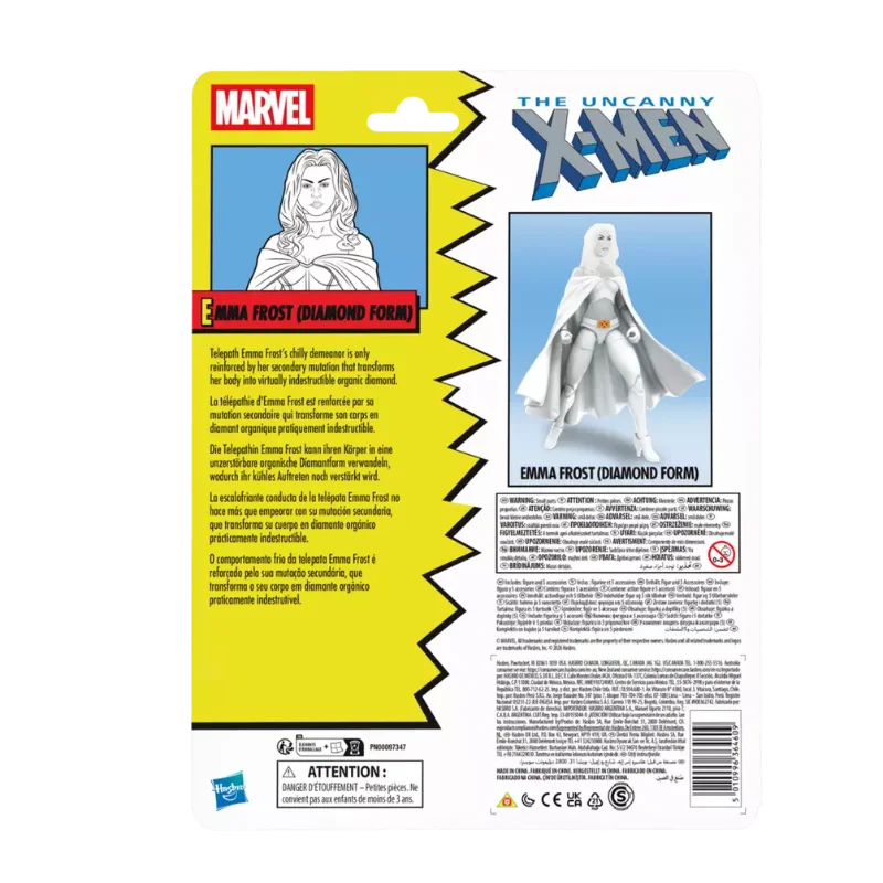 MARVEL LEGENDS X-MEN EMMA FROST DIAMOND FORM ACTION FIGURE