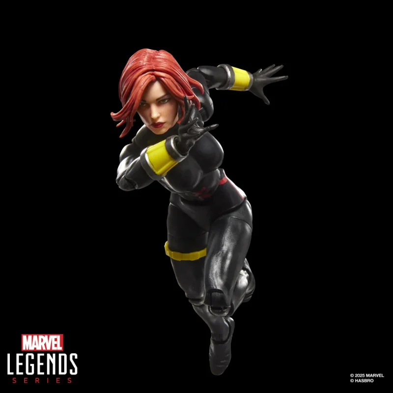 MARVEL LEGENDS AVENGERS BLACK WIDOW AND QUICKSILVER ACTION FIGURES
