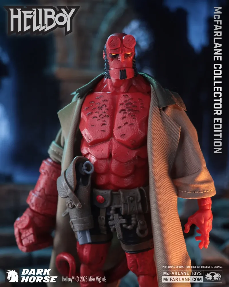 MCFARLANE COLL EDITION 7INCH HELLBOY ACTION FIGURE