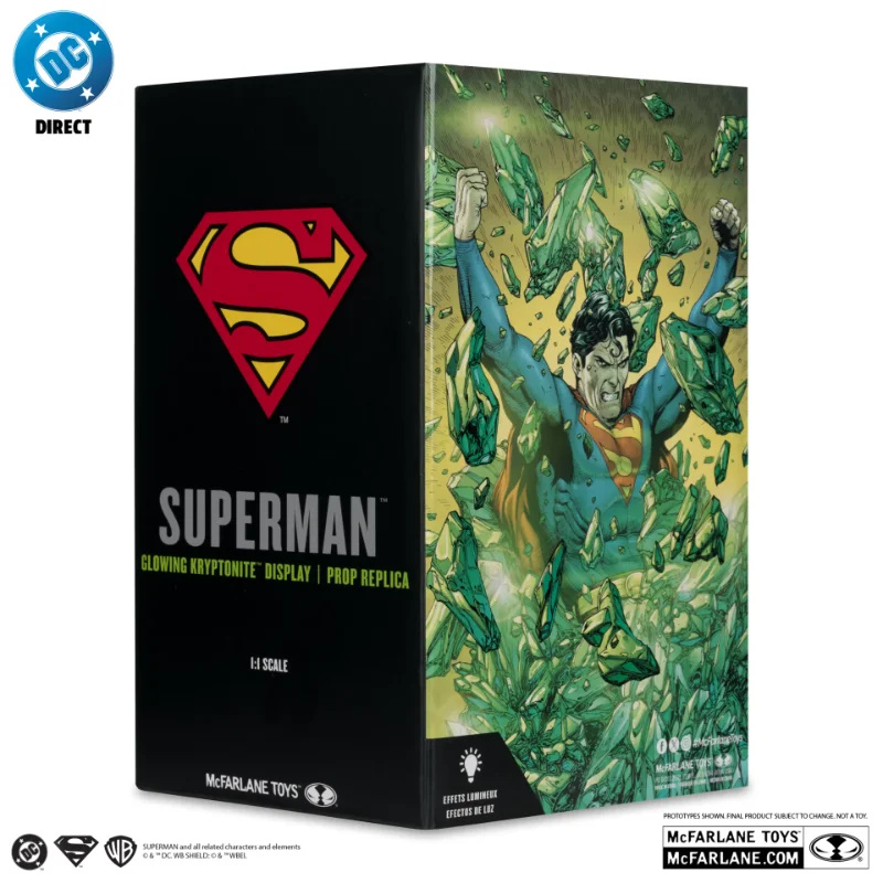 DC DIRECT SUPERMAN KRYPTONITE?DISPLAY 1:1 SCALE PROP? REPLICA