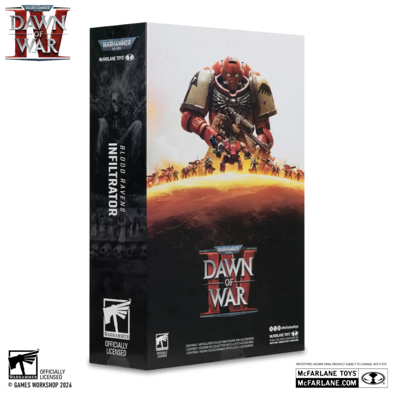 WARHAMMER 40000 7INCH WV12 BLOOD RAVENS SERGEANT INFILTRATOR (DAWN OF WAR 4) ACTION FIGURE