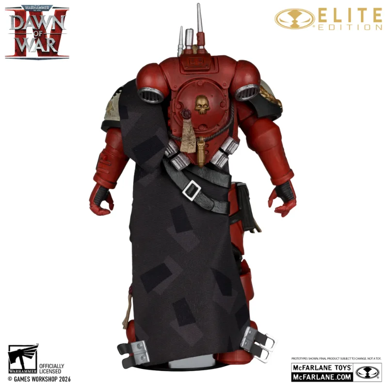 MCFARLANE ELITE 7INCH WARHAMMER 4000 DAWN OF WAR 4 CAPTAIN CYRUS IN PHOBOS ARMOR ACTION FIGURE
