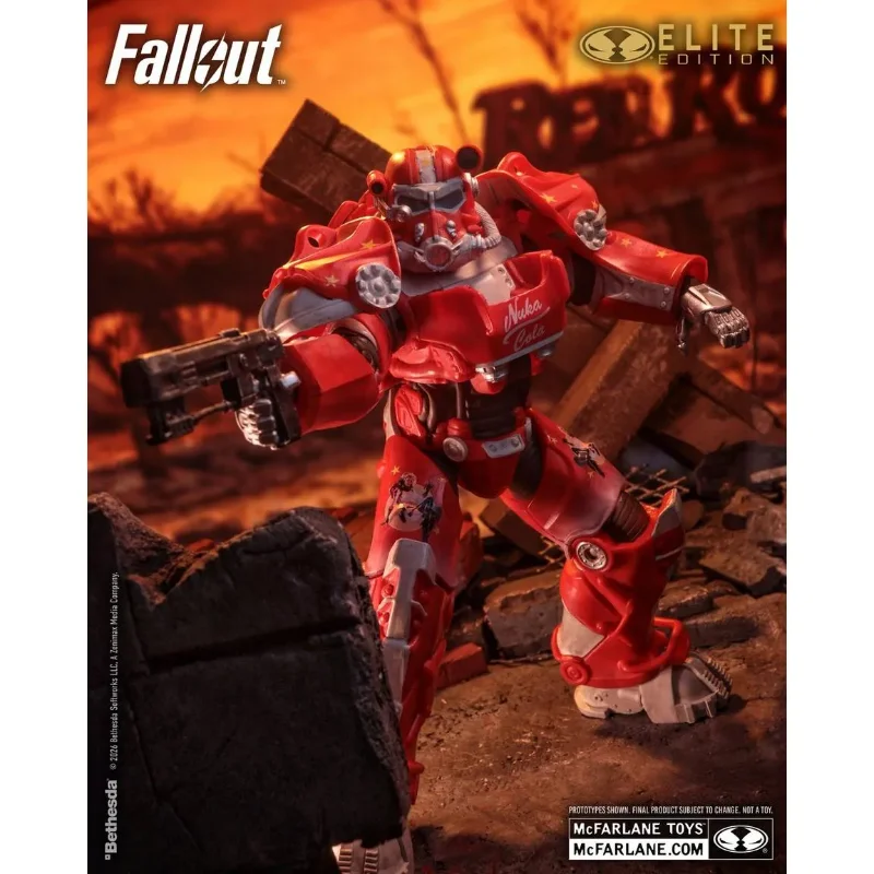 MCFARLANE ELITE 7IN FALLOUT76 NUKA COLA T-60 GOLD LABEL ACTION FIGURE