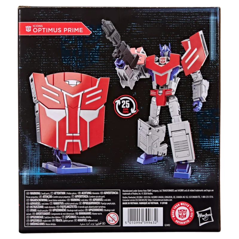 TRANSFORMERS ICONS OPTIMUS PRIME ACTION FIGURE