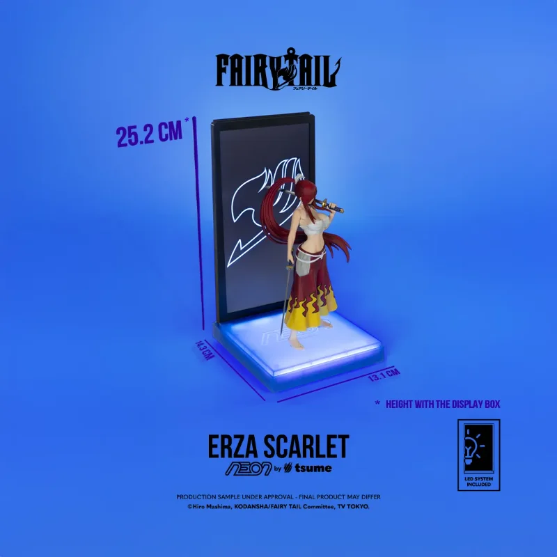 FAIRY TAIL ERZA SCARLET	NEON FIGURE