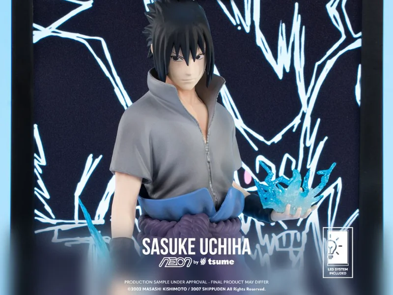NARUTO SASUKE UCHIHA NEON FIGURE