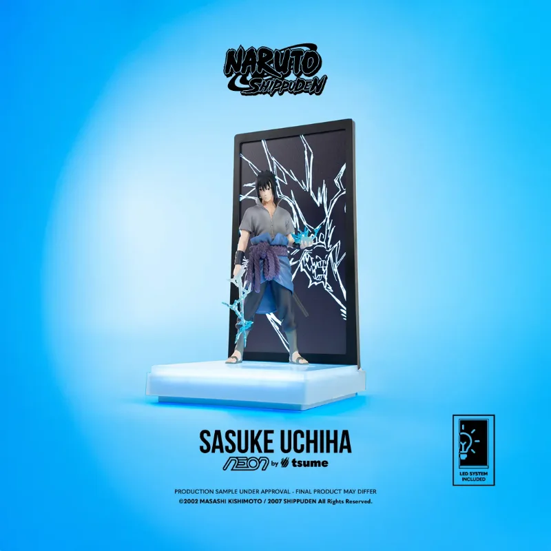 NARUTO SASUKE UCHIHA NEON FIGURE