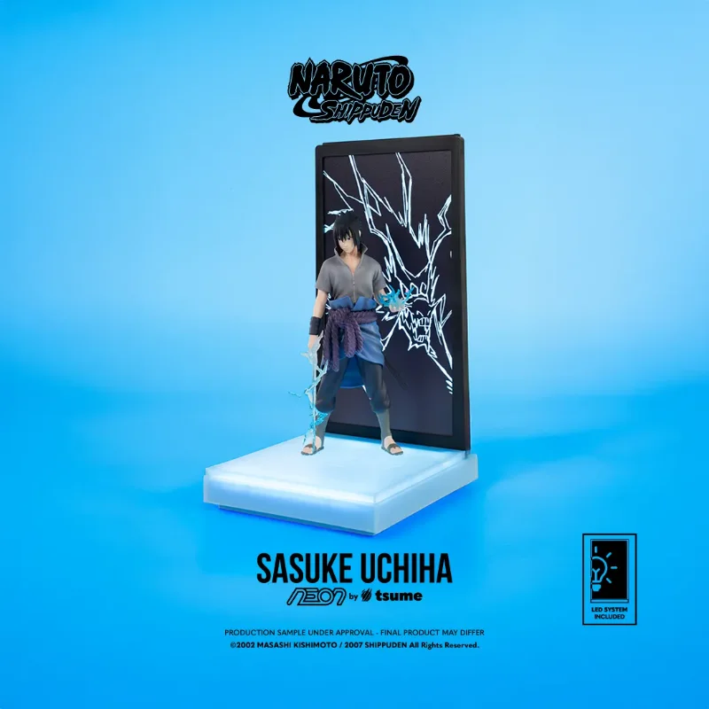 NARUTO SASUKE UCHIHA NEON FIGURE