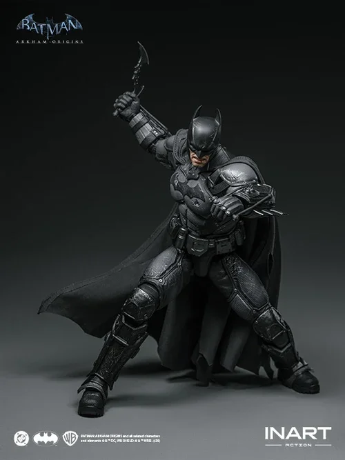 BATMAN ARKHAM ORIGINS BATMAN BATTLE DAMAGED VER 1/12 ACTION FIGURE