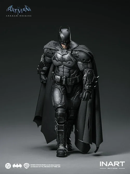 BATMAN ARKHAM ORIGINS BATMAN BATTLE DAMAGED VER 1/12 ACTION FIGURE
