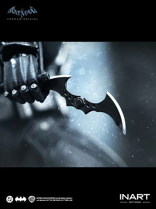 BATMAN ARKHAM ORIGINS BATMAN BATTLE DAMAGED VER 1/12 ACTION FIGURE