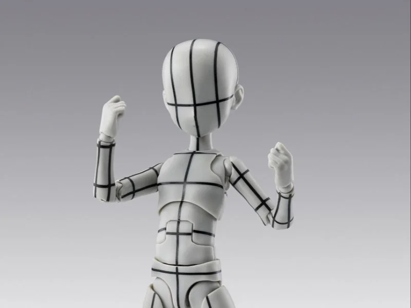 S.H. FIGUARTS - BODY-KUN KEN SUGIMORI EDITION WIREFRAME(GRAY)