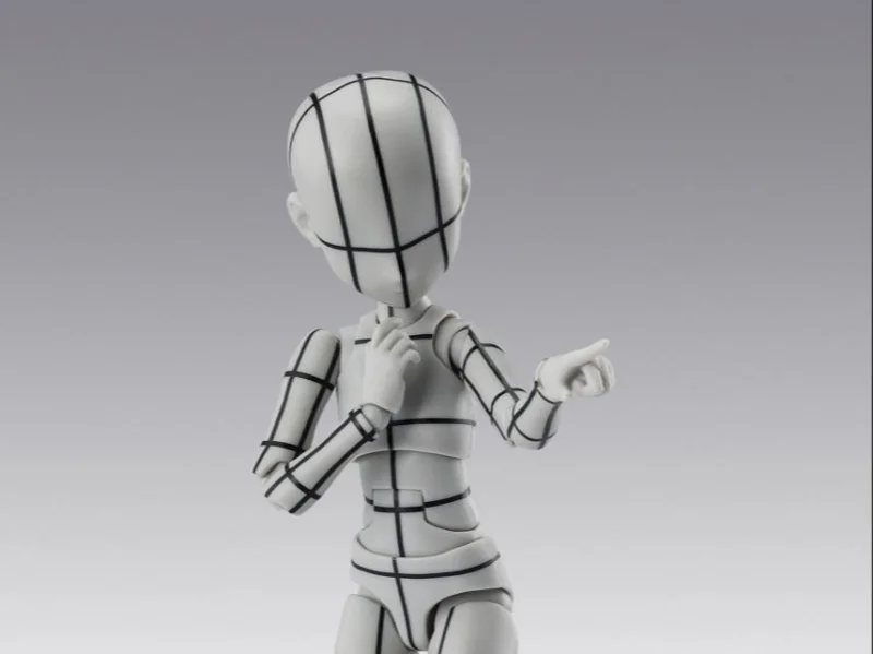 S.H. FIGUARTS - BODY-CHAN KEN SUGIMORI EDITION WIREFRAME (GRAY)
