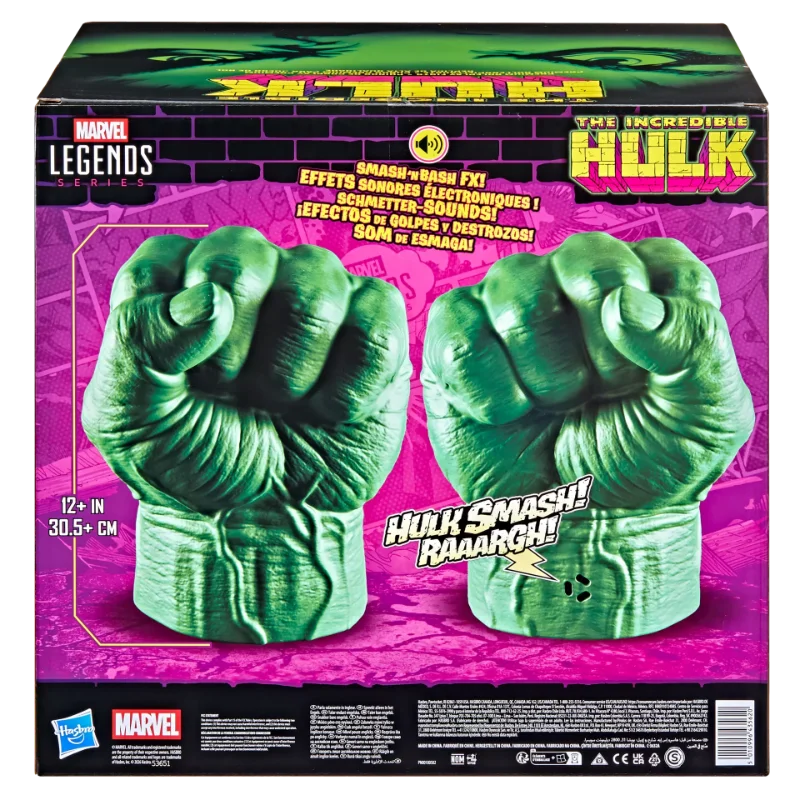 MARVEL LEGENDS INCREDIBLE HULK ELECTRONIC FISTS