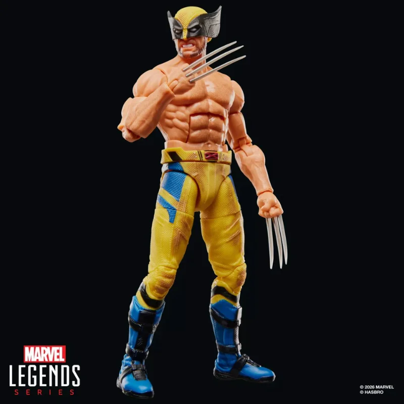 MARVEL LEGENDS DEADPOOL AND WOLVERINE SHIRTLESS WOLVERINE ACTION FIGURE