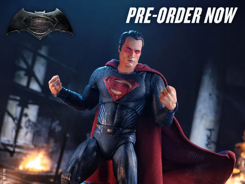 DC THEATRICAL 7INCH SUPERMAN HEAT VISION BVS 2016 ACTION FIGURE