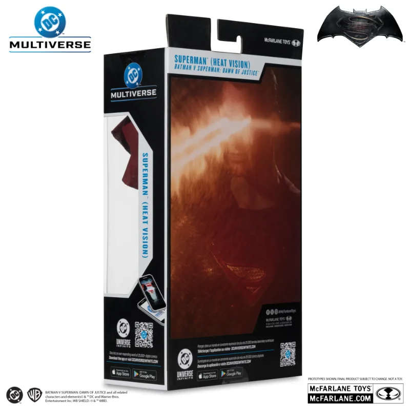 DC THEATRICAL 7INCH SUPERMAN HEAT VISION BVS 2016 ACTION FIGURE