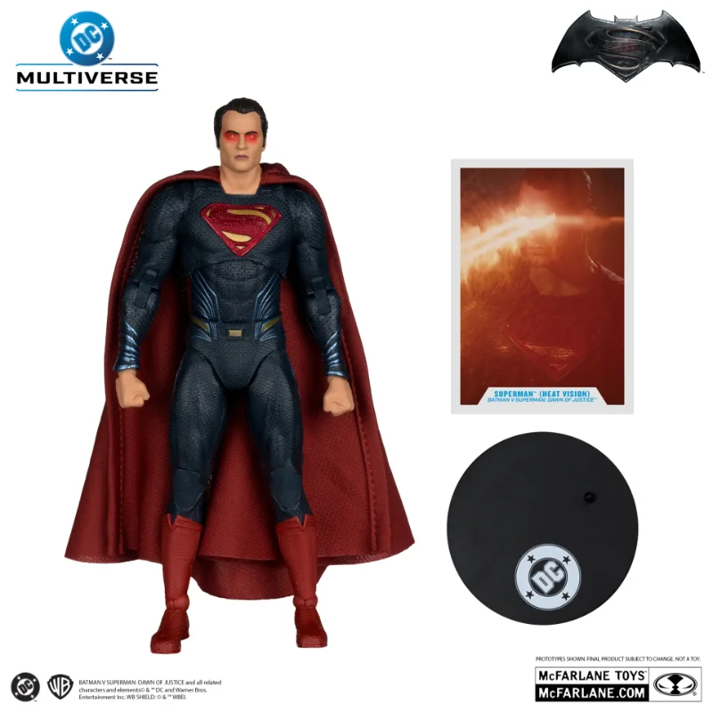 DC THEATRICAL 7INCH SUPERMAN HEAT VISION BVS 2016 ACTION FIGURE