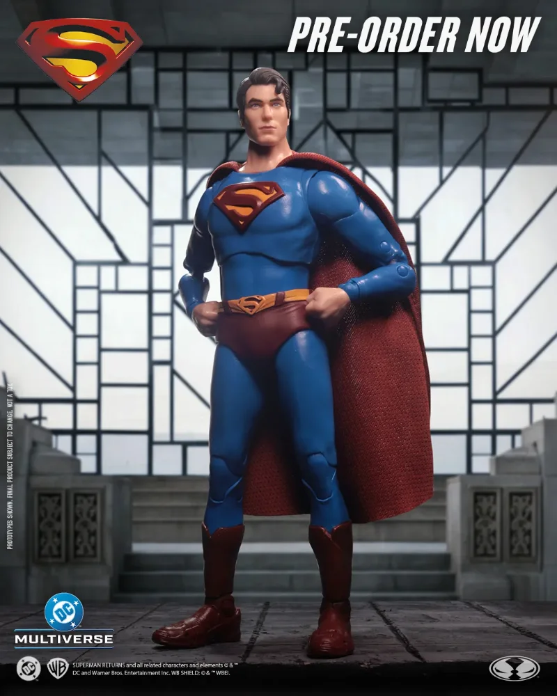 DC THEATRICAL 7INCH SUPERMAN RETURNS2006 ACTION FIGURE