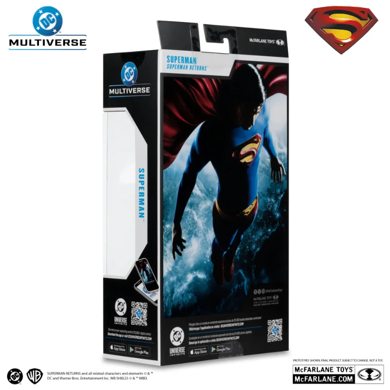 DC THEATRICAL 7INCH SUPERMAN RETURNS2006 ACTION FIGURE