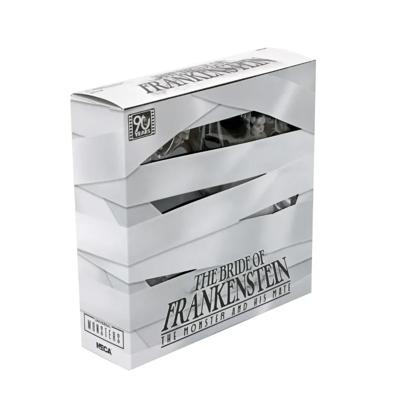 UNIVERSAL MONSTERS BRIDE OF FRANKENSTEIN 90TH MONSTER & HIS MATE B&W 2PACK