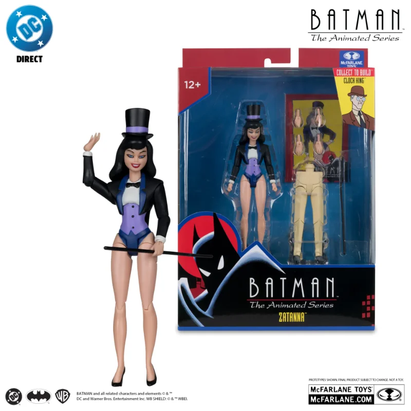 DC DIRECT BATMAN ANIMATED BUILD-A-FIGURE WAVE 7 ACTION FIGURE SET (6)