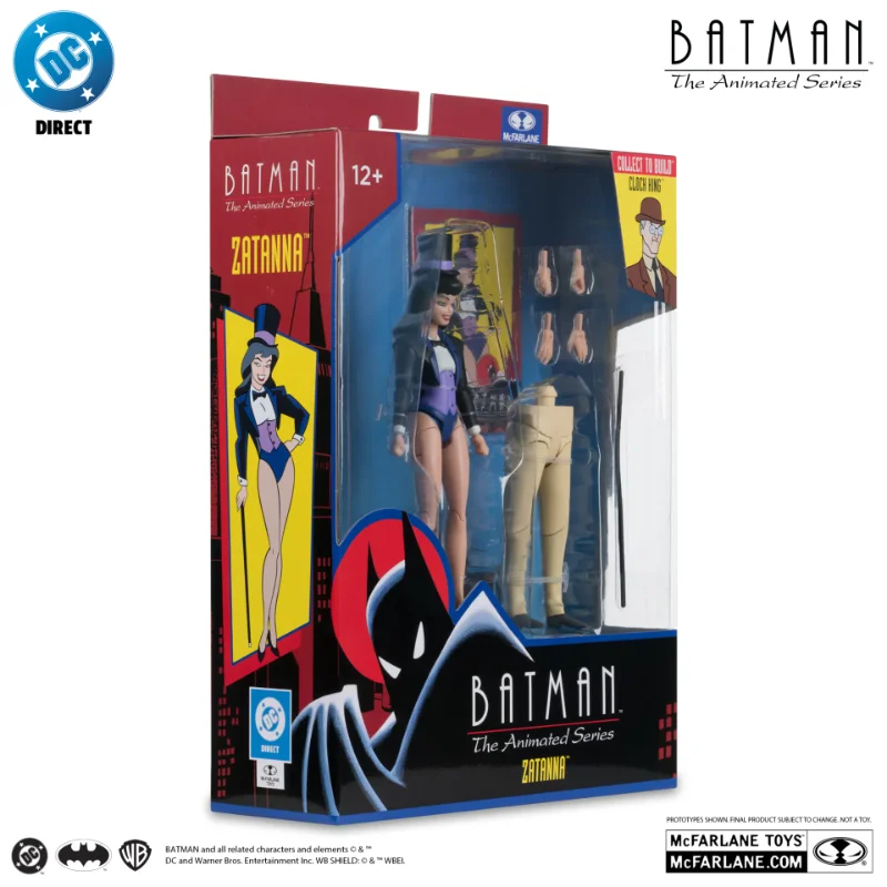 DC DIRECT BATMAN ANIMATED BUILD-A-FIGURE WAVE 7 ACTION FIGURE SET (6)