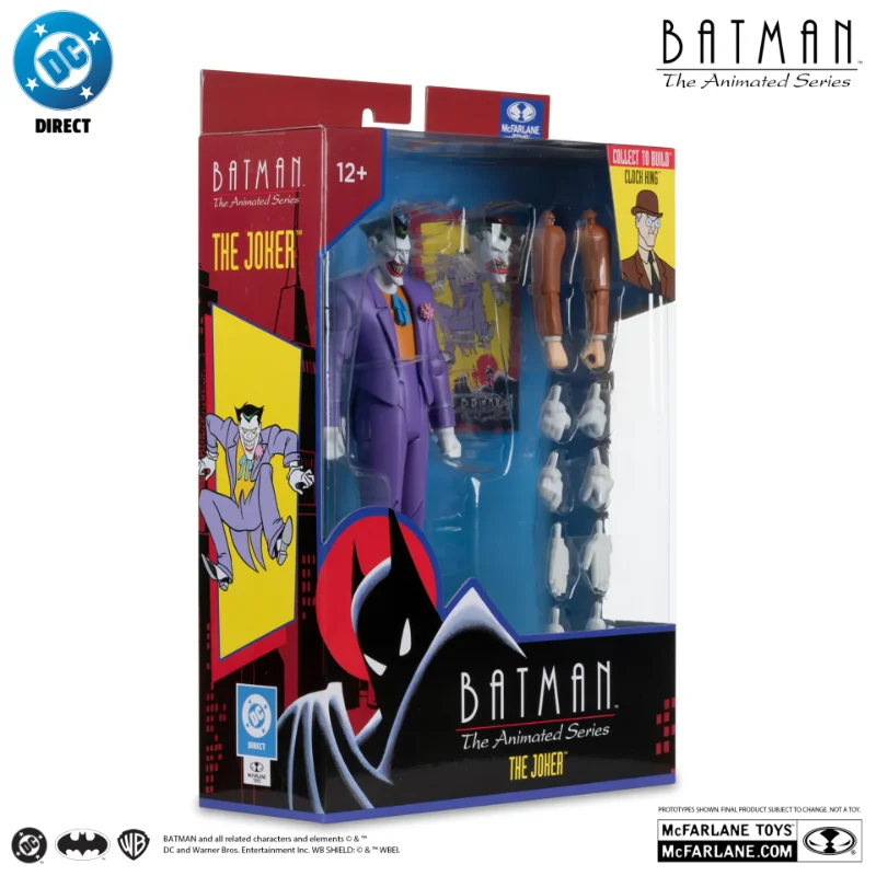 DC DIRECT BATMAN ANIMATED BUILD-A-FIGURE WAVE 7 ACTION FIGURE SET (6)