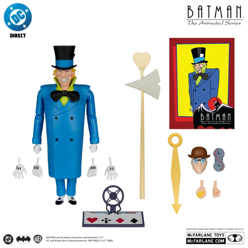 DC DIRECT BATMAN ANIMATED BUILD-A-FIGURE WAVE 7 ACTION FIGURE SET (6)