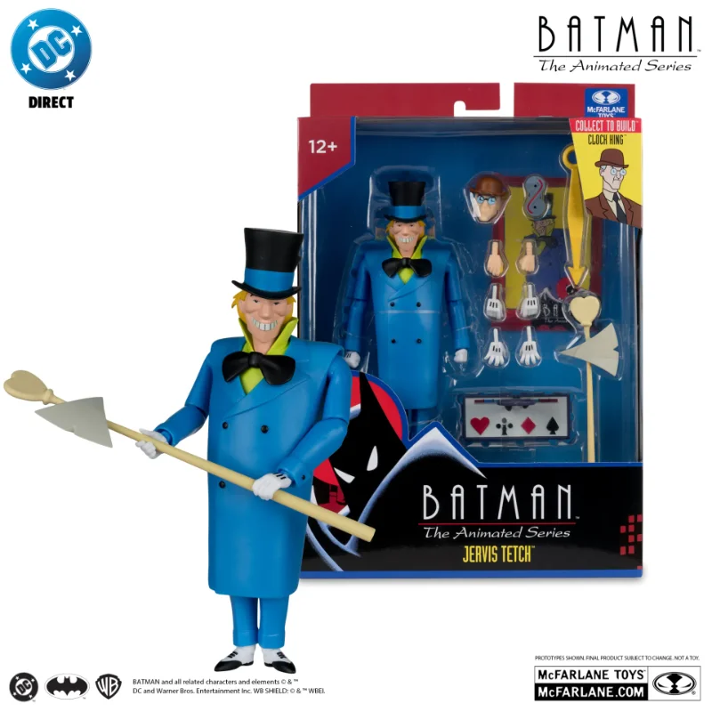 DC DIRECT BATMAN ANIMATED BUILD-A-FIGURE WAVE 7 ACTION FIGURE SET (6)