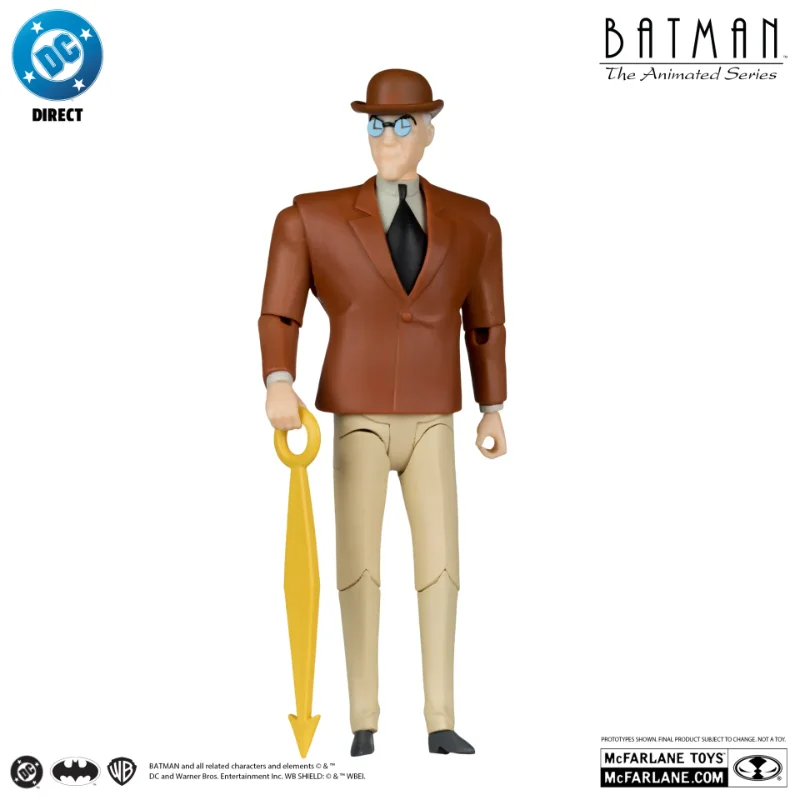 DC DIRECT BATMAN ANIMATED BUILD-A-FIGURE WAVE 7 ACTION FIGURE SET (6)