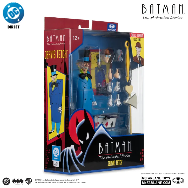 DC DIRECT BATMAN ANIMATED BUILD-A-FIGURE WAVE 7 ACTION FIGURE SET (6)