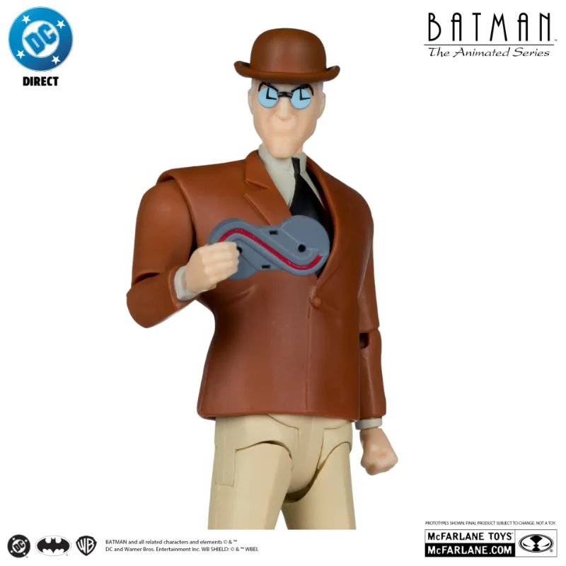 DC DIRECT BATMAN ANIMATED BUILD-A-FIGURE WAVE 7 ACTION FIGURE SET (6)