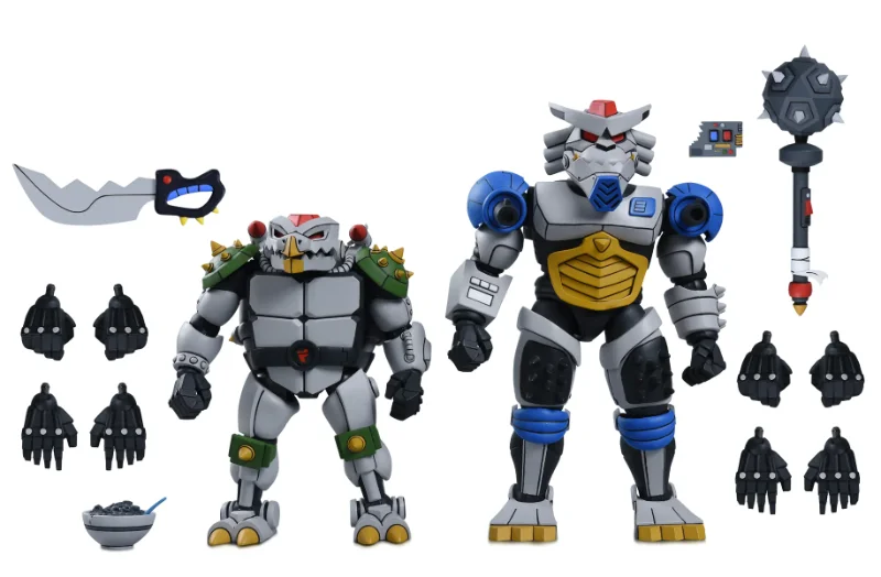 TMNT 1987 CART ROBO TOKKA AND RAHZAR 2PA