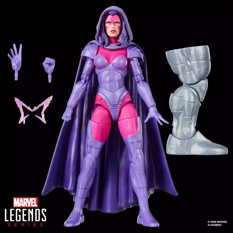 MARVEL LEGENDS BUILDABLE FIGURE SERIES BOX PSYLOCKE ACTION FIGURE