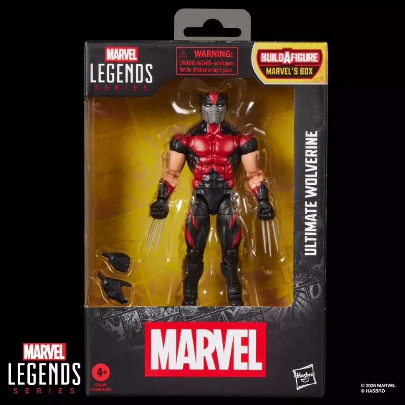 MARVEL LEGENDS BUILDABLE FIGURE SERIES BOX ULTIMATE WOLVERINE ACTION FIGURE
