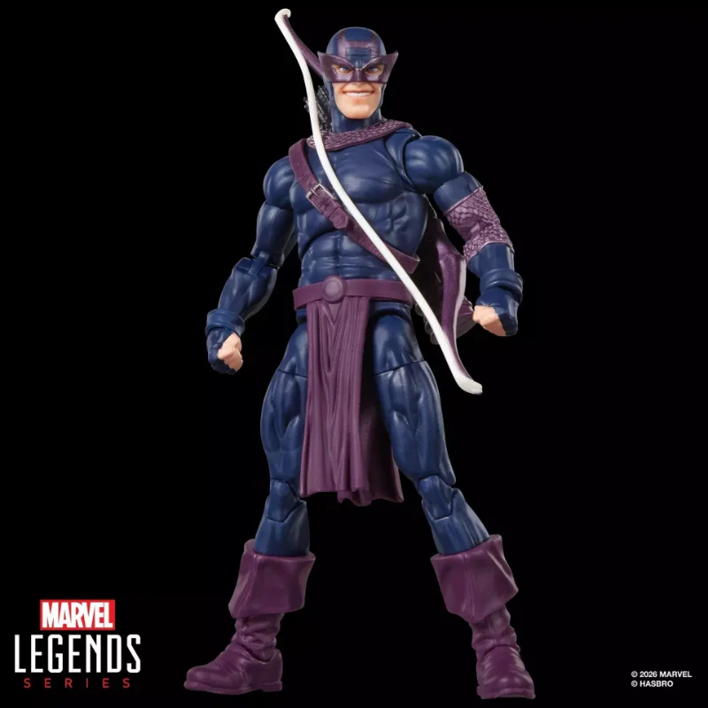 MARVEL LEGENDS BUILDABLE FIGURE SERIES BOX DARK AVENGERS HAWKEYE ACTION FIGURE