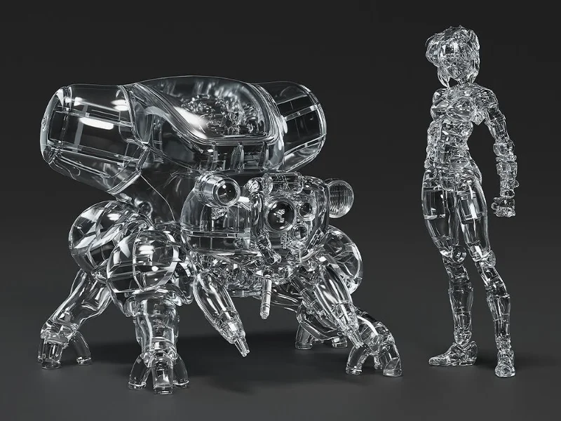 GHOST IN THE SHELL MANGA MF-96 MOTOKO FUCHIKOMA THERMOPATIC CAMOUFLAGE MK