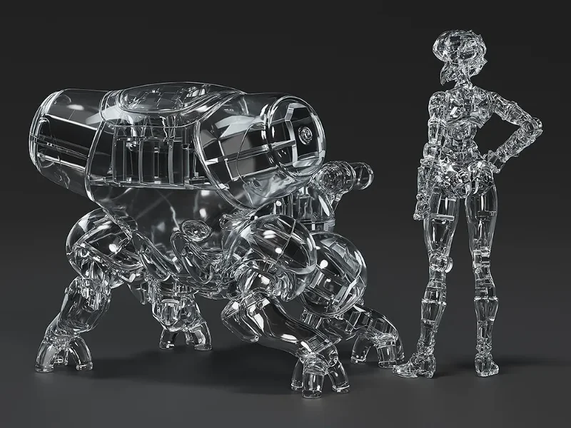 GHOST IN THE SHELL MANGA MF-96 MOTOKO FUCHIKOMA THERMOPATIC CAMOUFLAGE MK