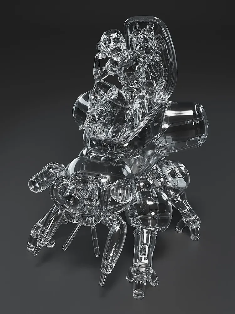 GHOST IN THE SHELL MANGA MF-96 MOTOKO FUCHIKOMA THERMOPATIC CAMOUFLAGE MK