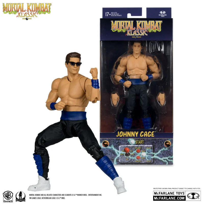 MORTAL KOMBAT KLASSICS 7INCH WAVE 4 JOHNNY CAGE ACTION FIGURE