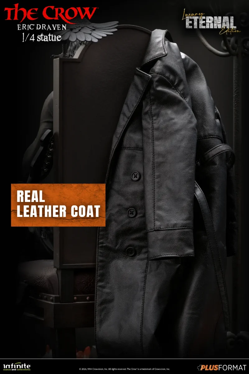 THE CROW ERIC DRAVEN LUXURY ETERNAL EDITION 1/4 PLUS FORMAT STATUE